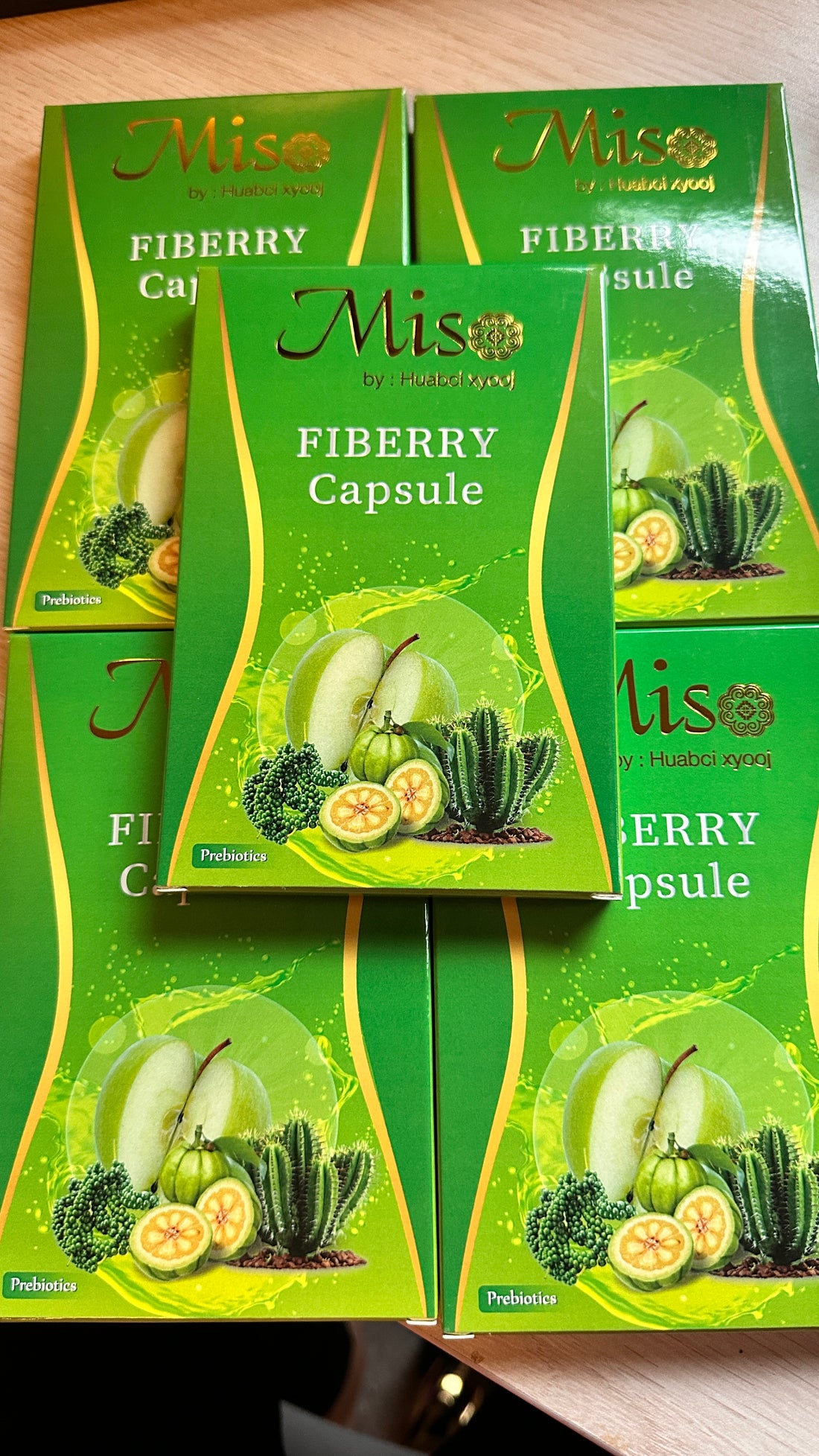 5 box Fiber capsules