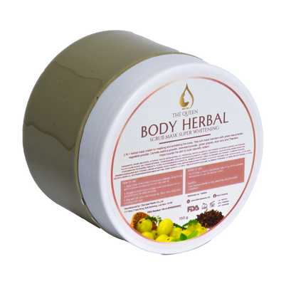 Body Herbal Scrub Mask super whitening 150g