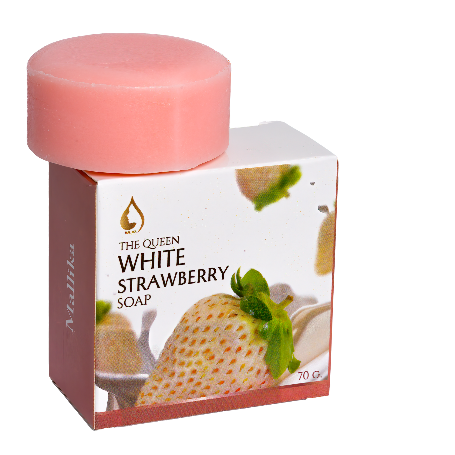 White  strawberry whitening soap 70g